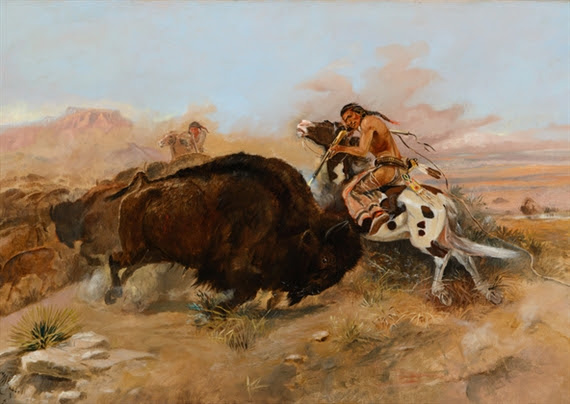 Charles Marion Russell, Meat for the Tribe