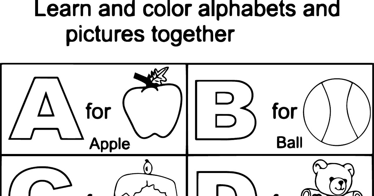 Alphabet Review Coloring Pages - Coloring Pages