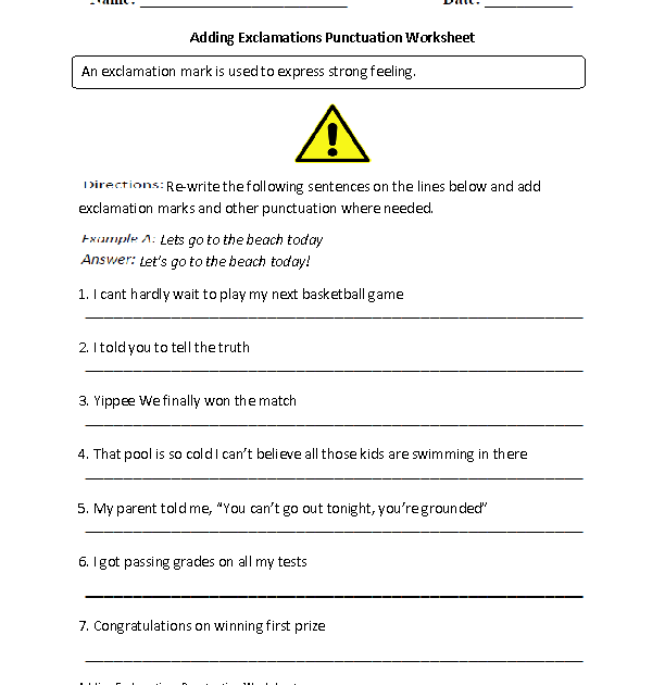 punctuation worksheets for grade 5 pdf aurelio brodericks 5th grade