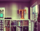 Vintage Marquee Lights - Ready to Ship - Letter T - VintageMarqueeLights Vintage Marquee Lights - Ready to Ship - Letter T - VintageMarqueeLights