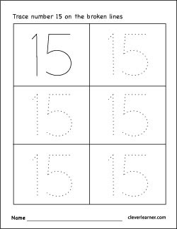 10+ Lovely Preschool Number Worksheets 15