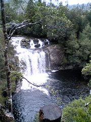 Waterfall near the Cradle Mountain visitors centre