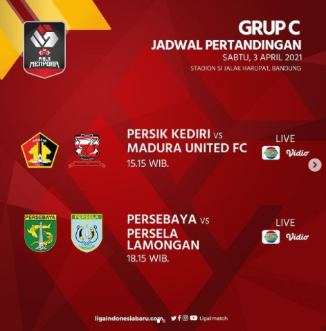 Piala Menpora Jadwal Hari Ini / Jadwal Piala Menpora 2021 ...