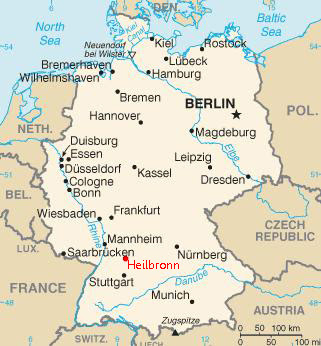 Karta Södra Tyskland | Karta