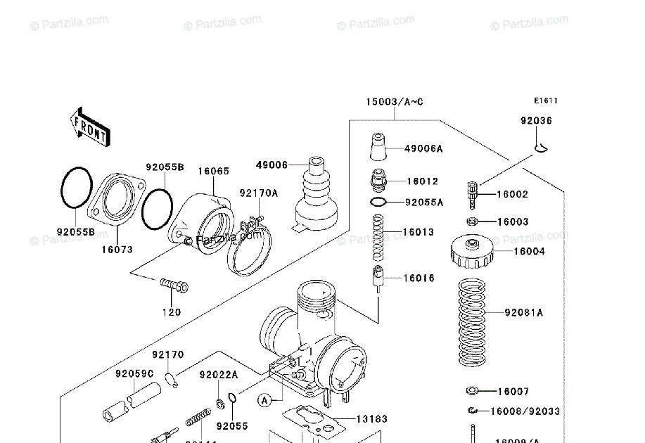 Kawasaki Bayou 220 Carburetor Hose Diagram - Drivenhelios