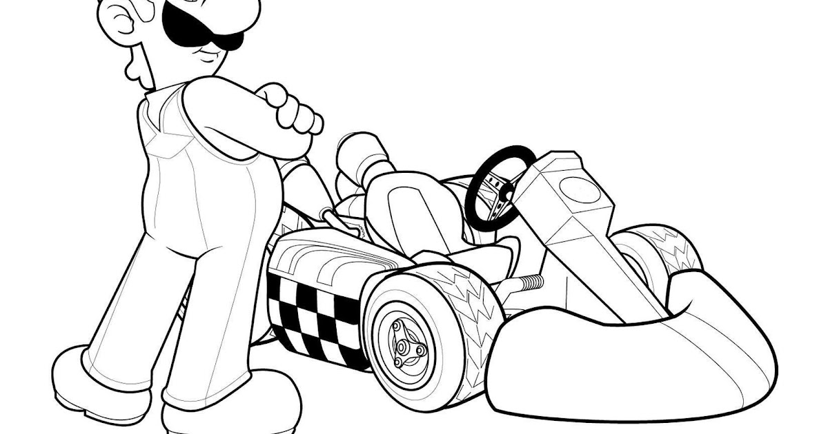 Luigi And Daisy Coloring Pages : Luigi Coloring Pages 55 Best Images
