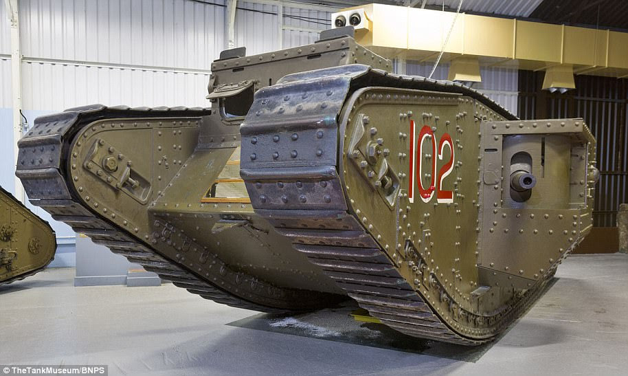 A Mk IV tank similar to 'Fray Bentos' is still on display at the Tank Museum at Bovington
