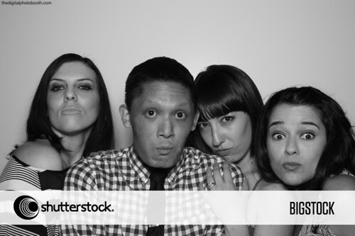 Hamming it up with Mig and the girls.