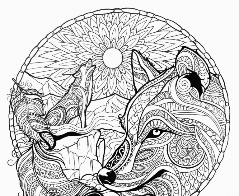 Coloring Pages Wolf - Coloring Reference