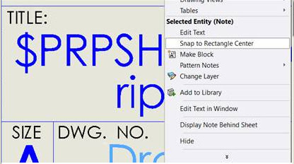 The Snap to Rectangle Center option