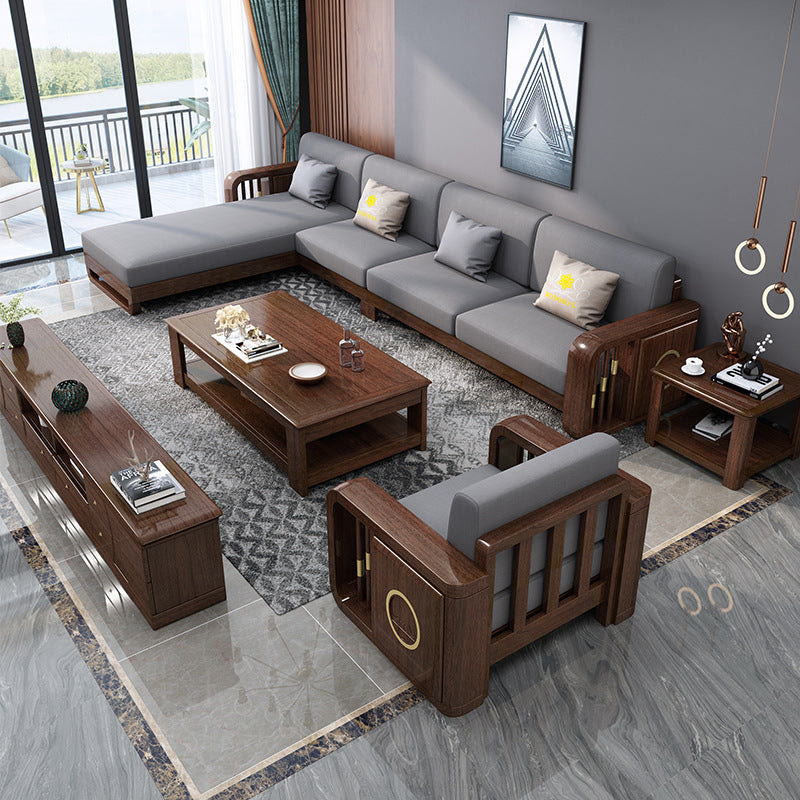 Modern Sofa Set Designs For Living Room, Modern Wooden Sofa Set