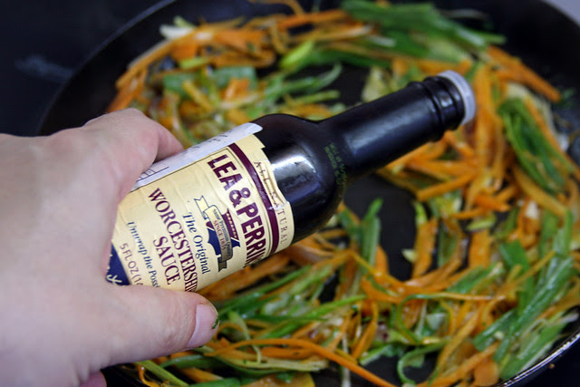 Penne Rigate con Hongos y Vegetales 079