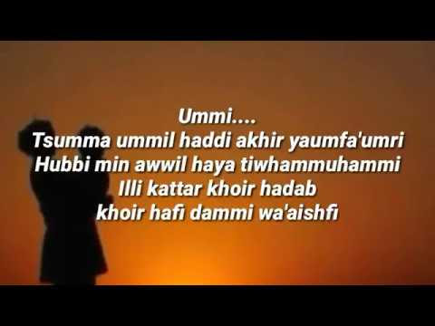 Lirik Lagu Ummi Tsumma Ummi Azmi