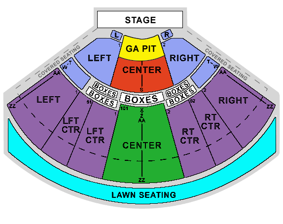 Hollywood Casino Amphitheatre Lawn Seating Chart