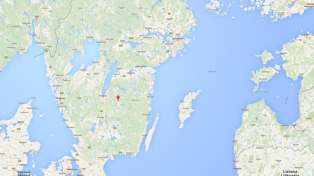 Kartta etel ruotsi kartta