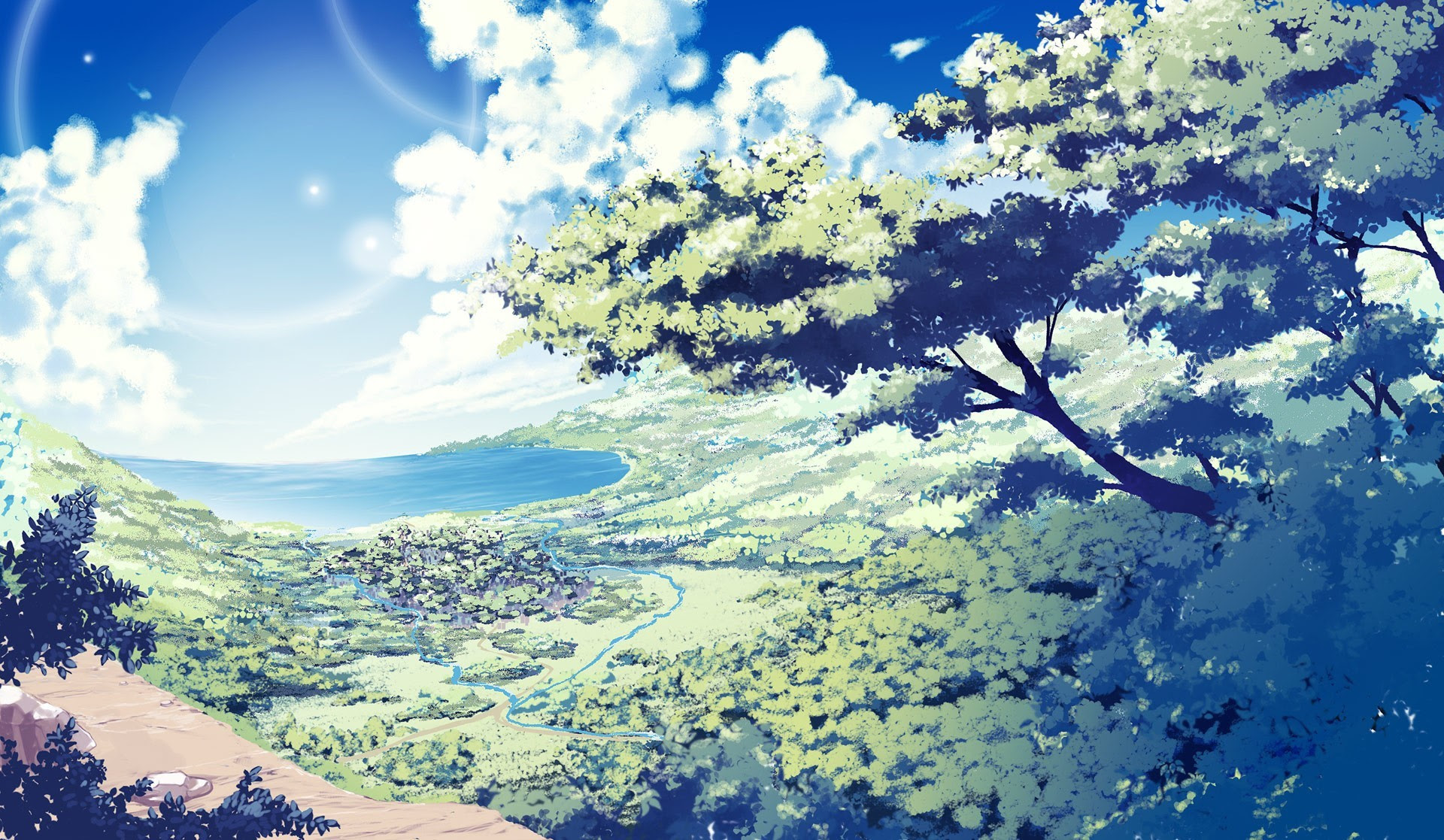 Anime Nature Wallpaper 77+ images