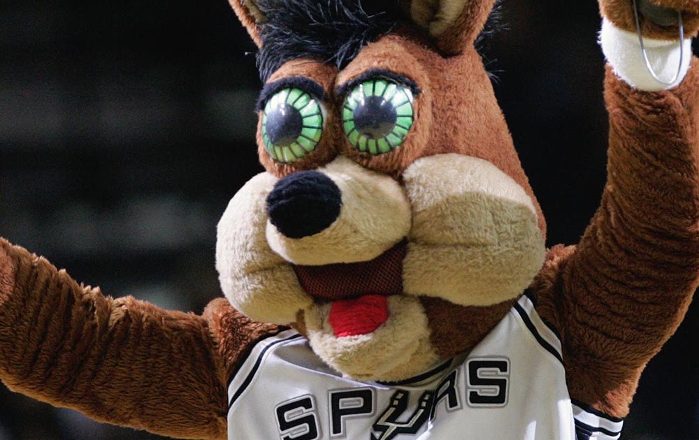 spurs coyote stuffed animal