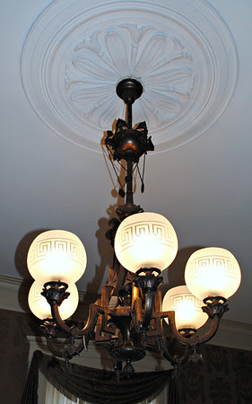 Original lamps were gas, converted to electric Original lamps were gas, converted to electric