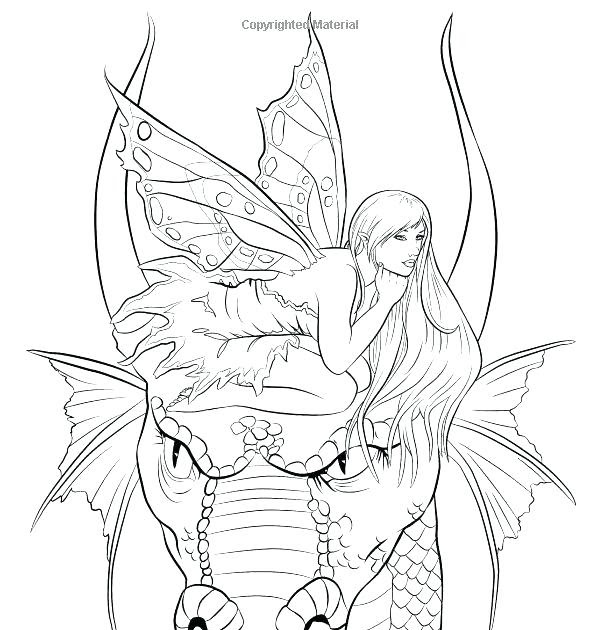 Fairy Anime Coloring Pages For Adults - pic-connect