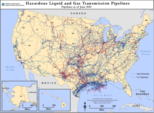 Us Gasoline Pipelines Map