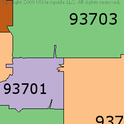 Tourist Map Of English Fresno Map By Zip Code