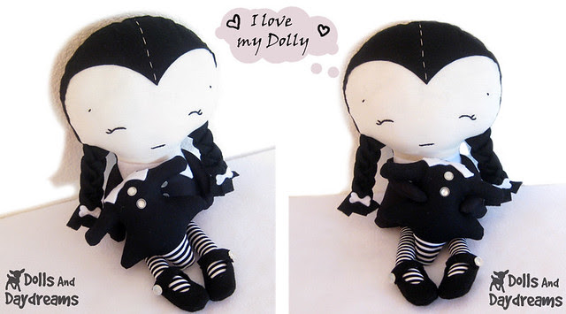 Wednesday Adams and her dolly .....