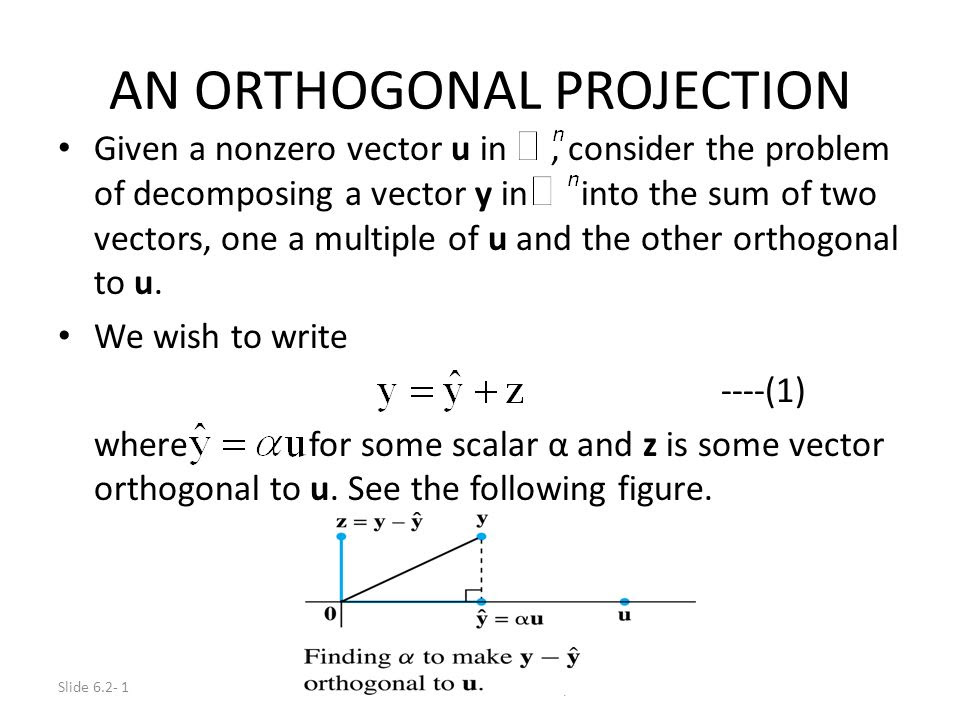 How To Find Orthogonal Vector