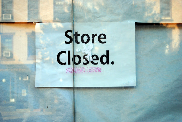 Store Closed. Found Love.