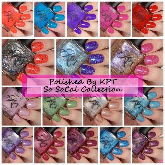 Polished By KPT So SoCal Collection Swatches, Review & Giveaway