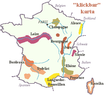 Vindistrikt Frankrike Karta | Karta