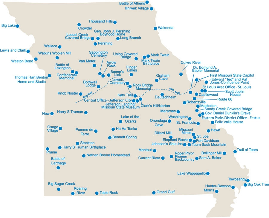 Mo State Parks Map