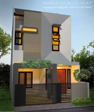 Desain Fasad Unik Minimalis Rumah 2 Lantai Lebar 6 Meter Desain Fasad Unik Minimalis Rumah 2 Lantai Lebar 6 Meter