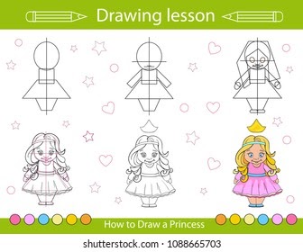 Princess Cartoon Drawings For Kids - 21sinhala.blogspot.com