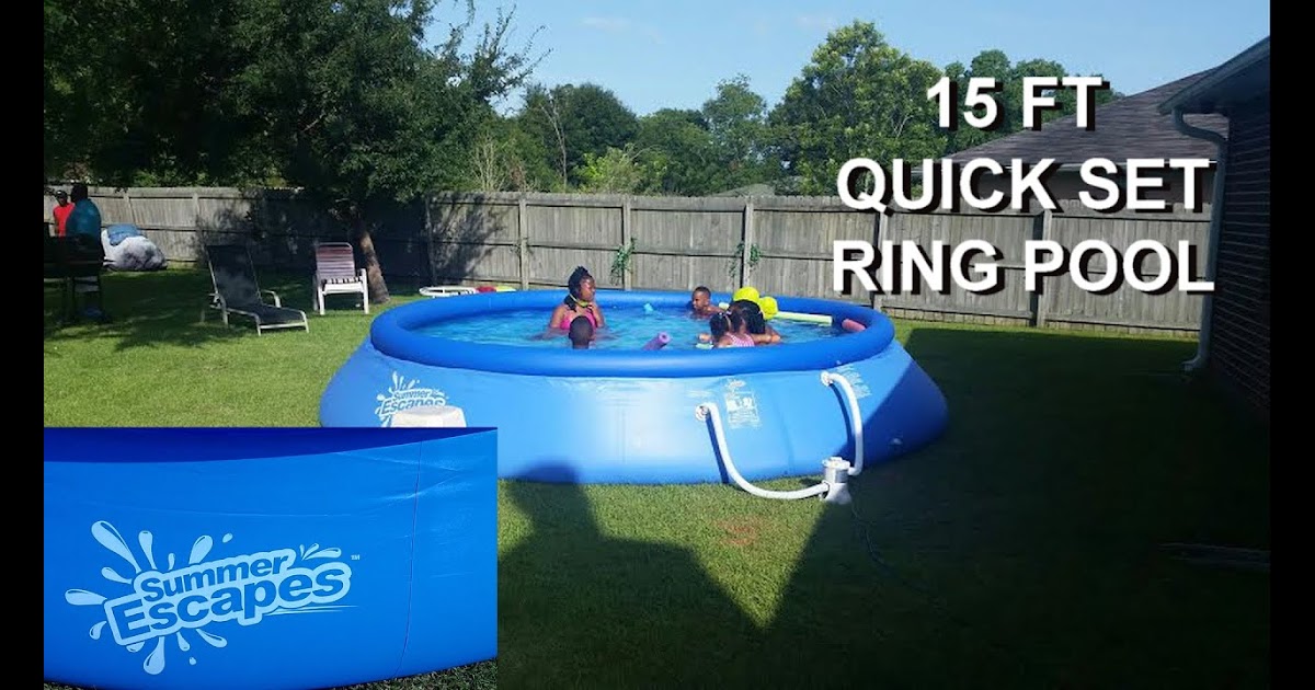 draining a summer waves pool