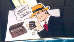 Dick Tracy Franklin Bookman standup - Crown Books 199803