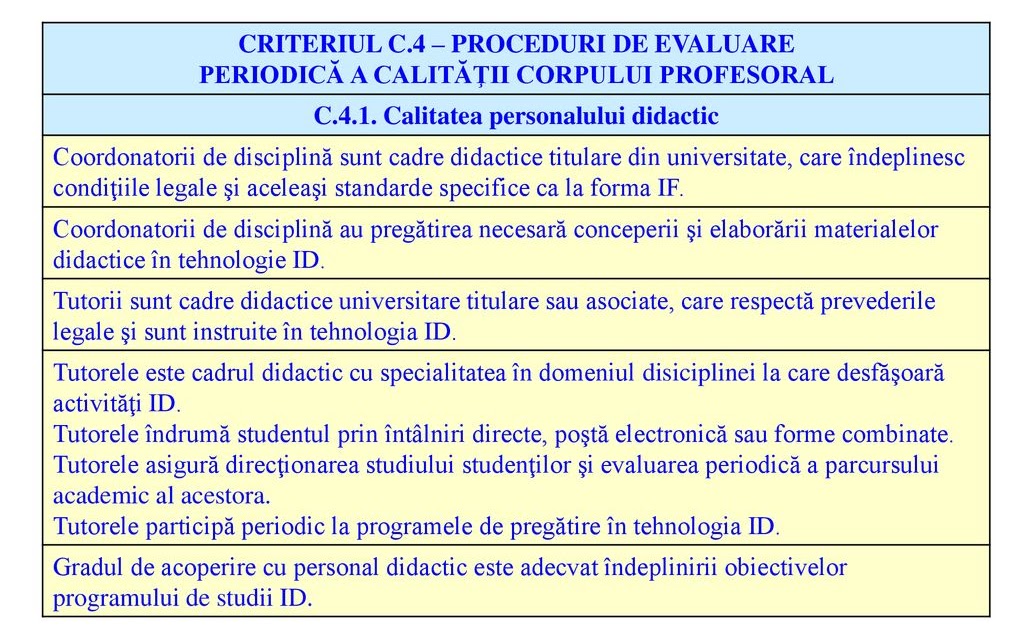 Procedura De Evaluare A Personalului Didactic - 2