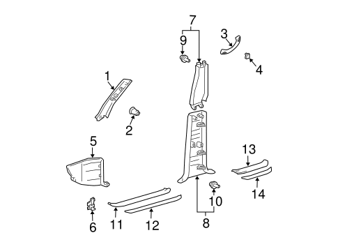 2004 Toyota 4runner Parts Diagram - Hanenhuusholli