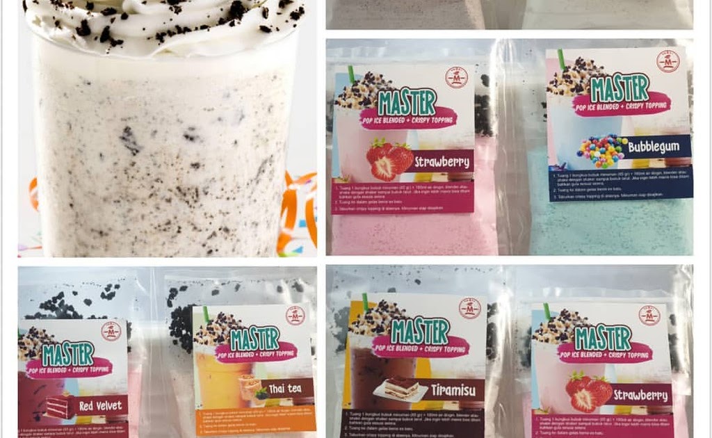Topping Pop Ice Untuk Jualan Ilmu Penerang