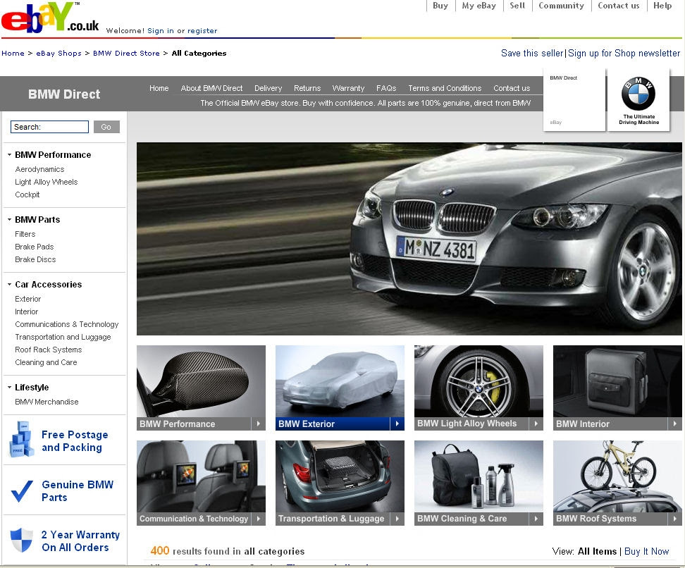  BMW launches Ebay parts shop DrivingTalk