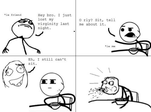 Troll Face Comics: Cereal Guy - Awkward