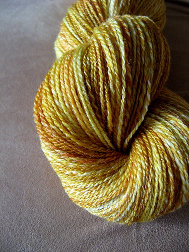 Handspun Golden Panda