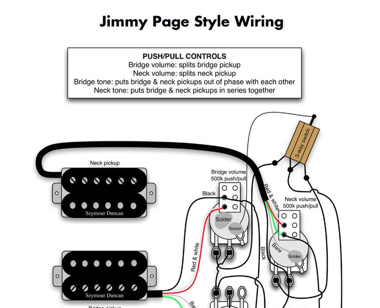 Jimmy Page Guitar Wiring Diagram