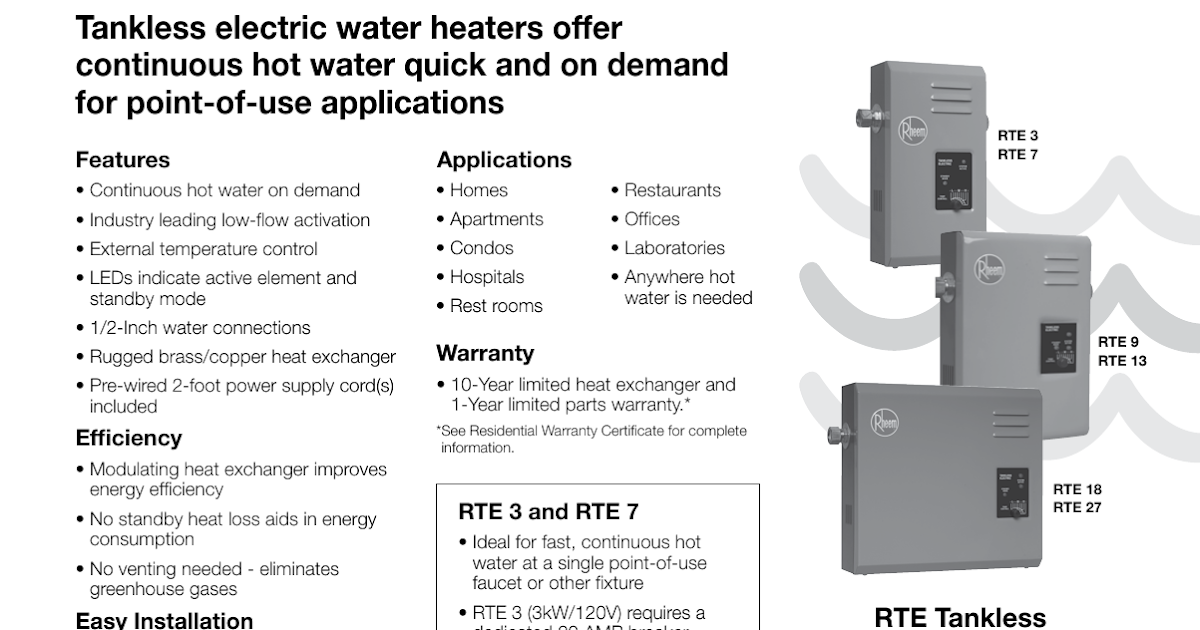 25 Rheem Rte 18 Wiring Diagram - Wiring Database 2020