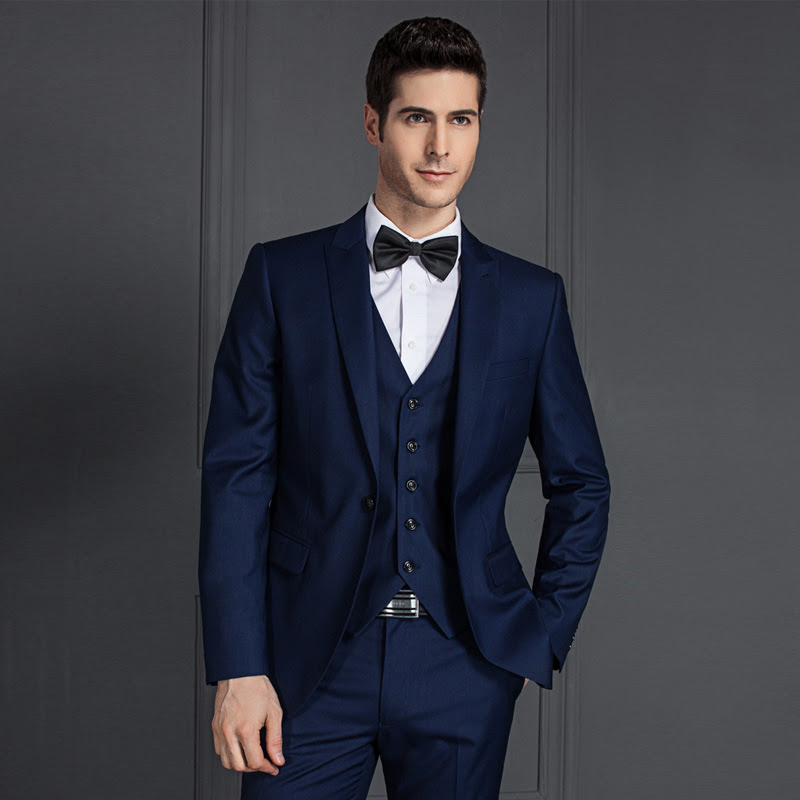 blue coat pant matching tie