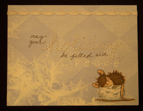 House Mouse Stitching Challenge