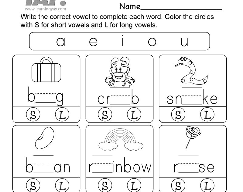 Language Arts Worksheets For 1st Grade