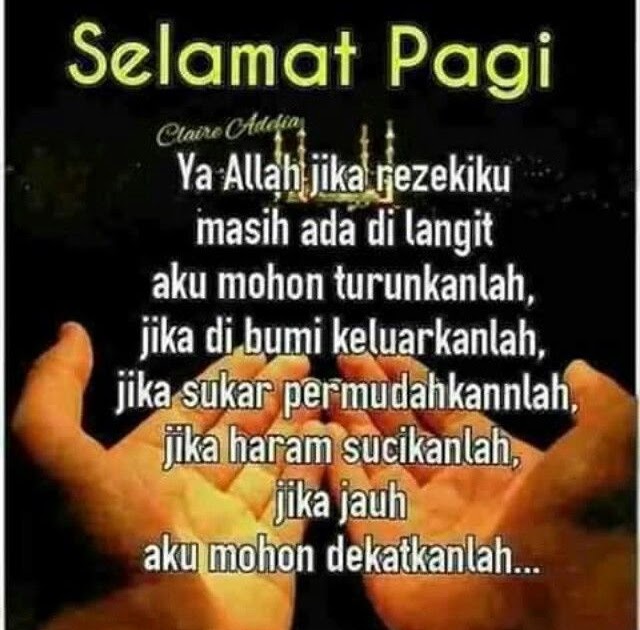 Gambar Kata2 Selamat Pagi Islami Kata Mutiara Untuk Istri dan Anak