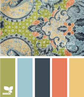 Love these colors together.