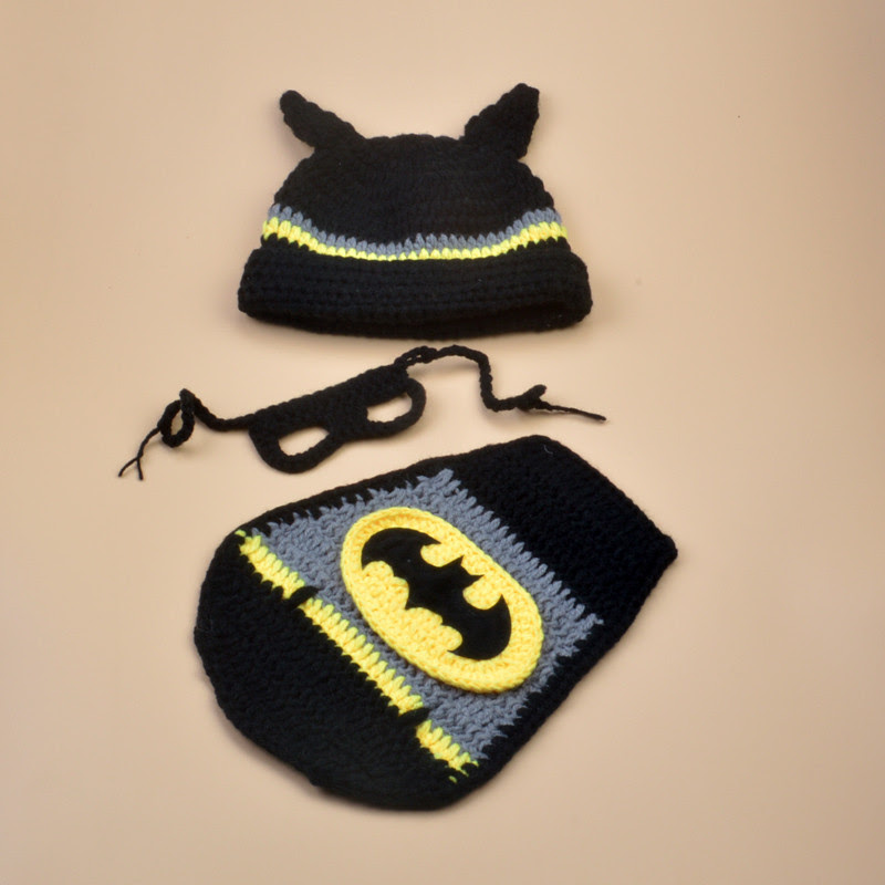 Halloween hat Batman hat Black hat Bat Handmade Hat Knitted Hat Children Hat Yellow Hat Autumn Hat Spring Hat Girl Halloween Boy gift Boy