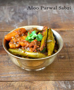 Parwal Aloo Sabzi Patal Aloo Sabji Recipe